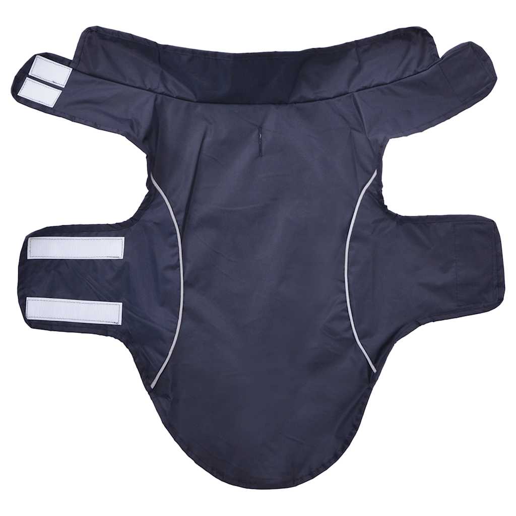 Hondenregenja Met Reflecterende Trip Polyeter s Marineblauw