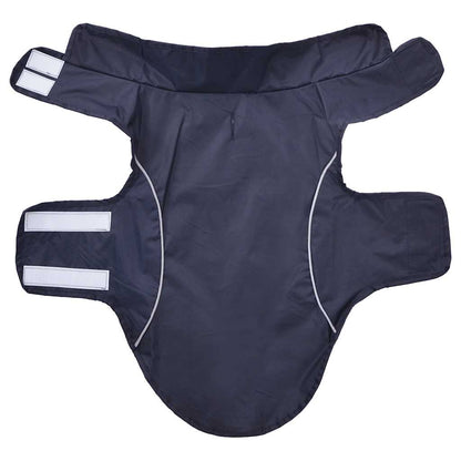 Hondenregenja Met Reflecterende Trip Polyeter s Marineblauw