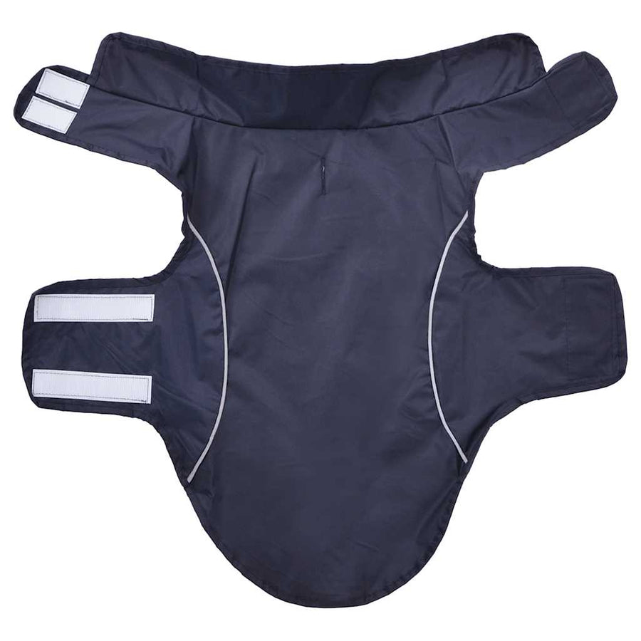 Hondenregenja Met Reflecterende Trip Polyeter s Marineblauw
