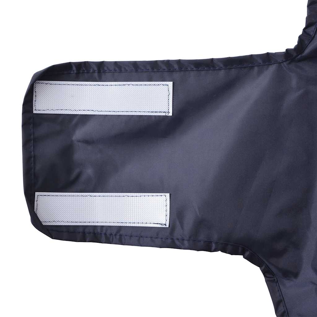 Hondenregenja Met Reflecterende Trip Polyeter s Marineblauw