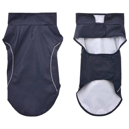 Hondenregenjas Et Reflecterende Strips Polyester m Marineblauw