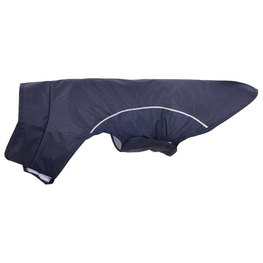 Hondenregenjas Et Reflecterende Strips Polyester m Marineblauw