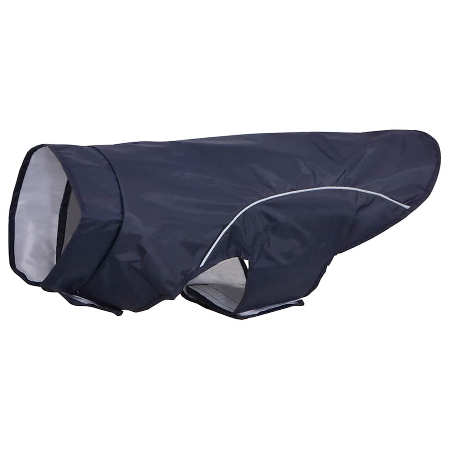 Vidax Hondenregenjas Met Refecterende Strips Poyester l Marineblauw