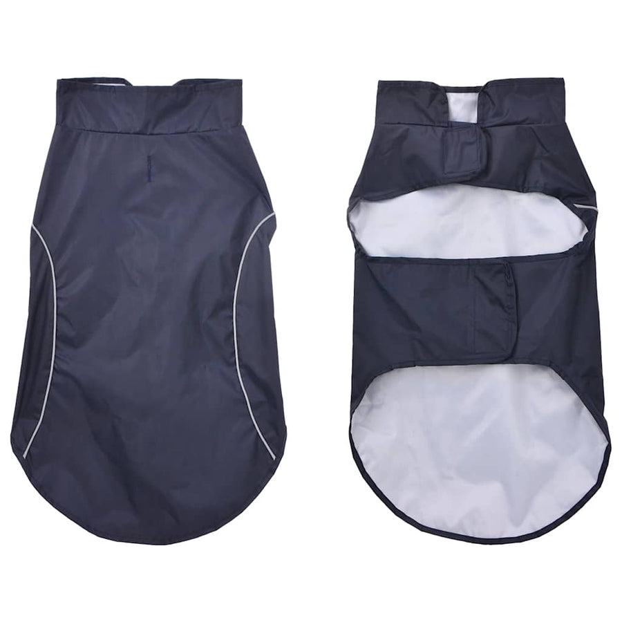 Vida Hondenregenjas Met Reflecterende Strips Polyester Blauw xl Marineblauw