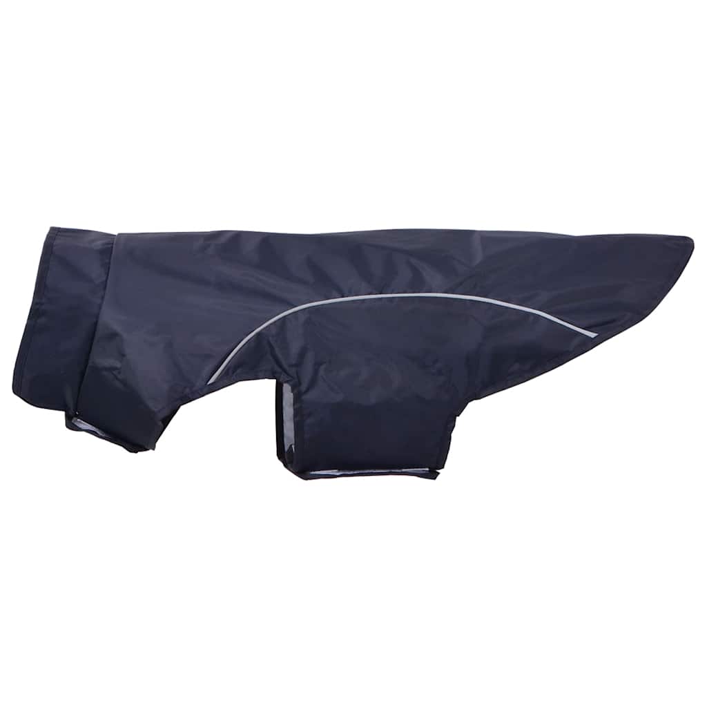 Hondenregenjas Met Reflecterende Strips Polyester Blauw 2xl Marineblauw