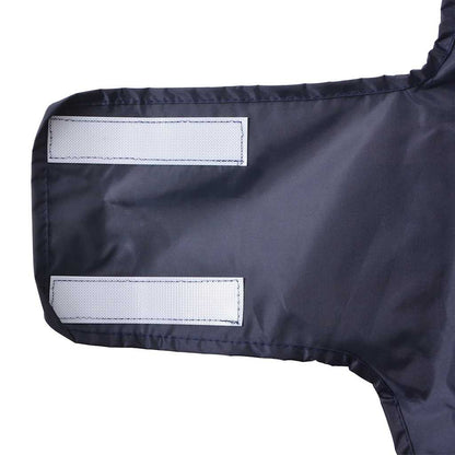 Hondenregenjas Met Reflecterende Strips Polyester Blauw 2xl Marineblauw