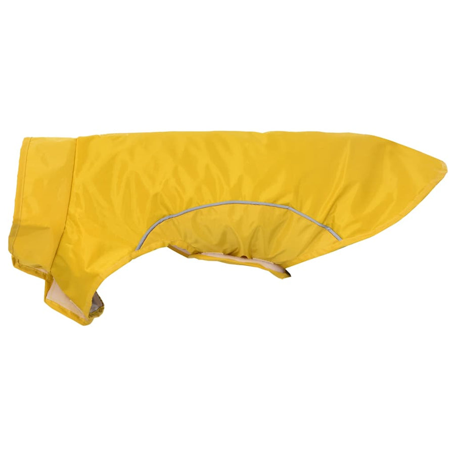 Hondenregenjas Met Reflecterende Strips Polyester xxs Geel