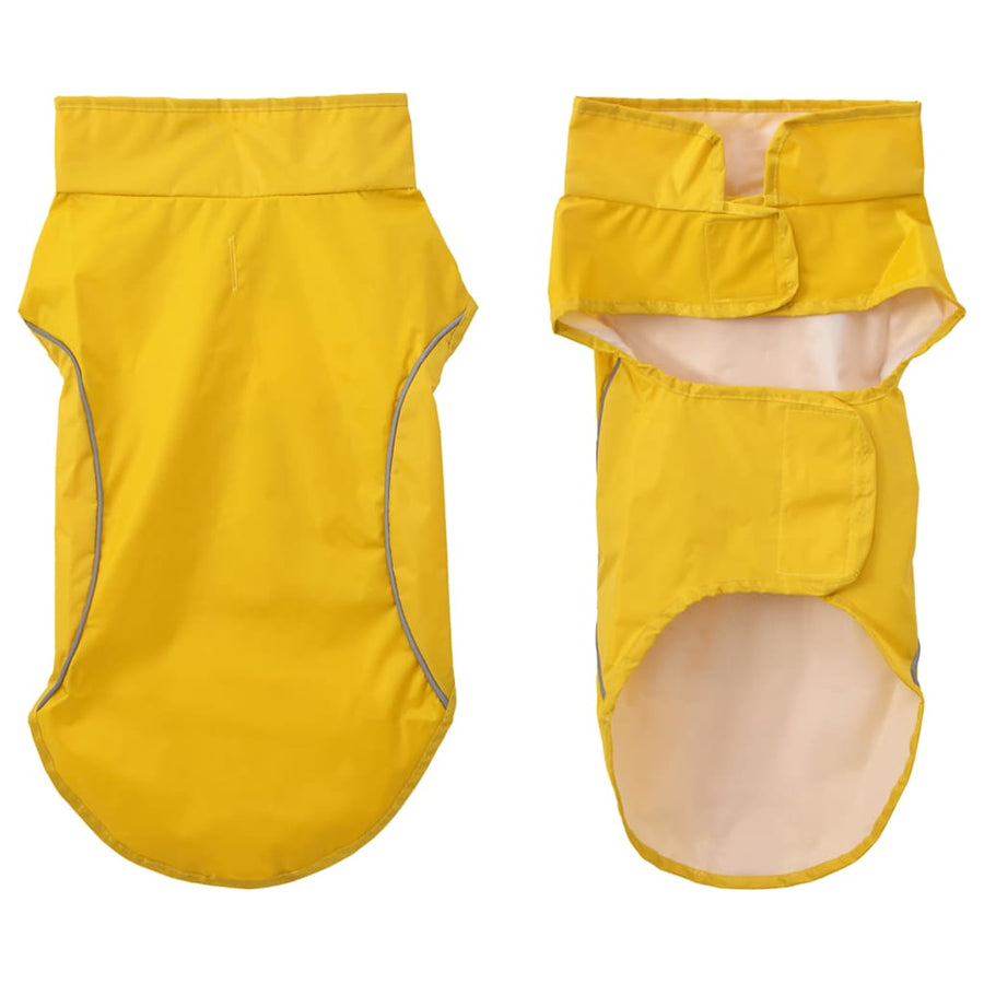 Hondenregenjas Et Reflecterende Strips Polyester m Geel