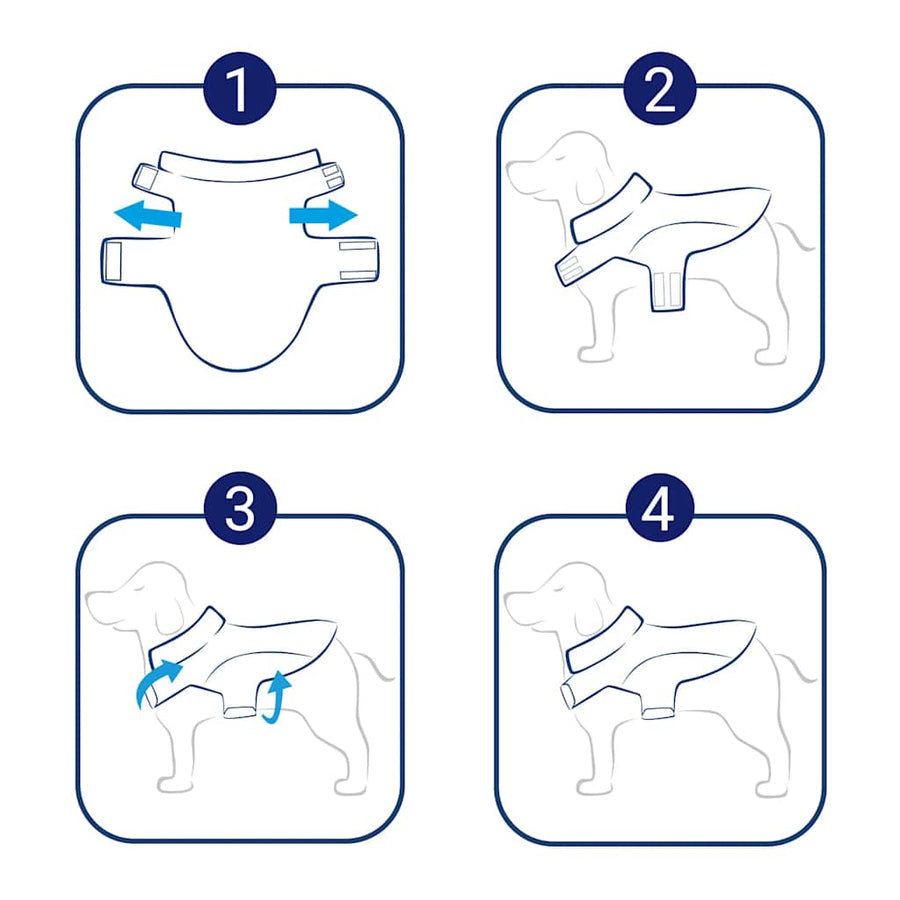 Hondenregenjas Et Reflecterende Strips Polyester m Geel