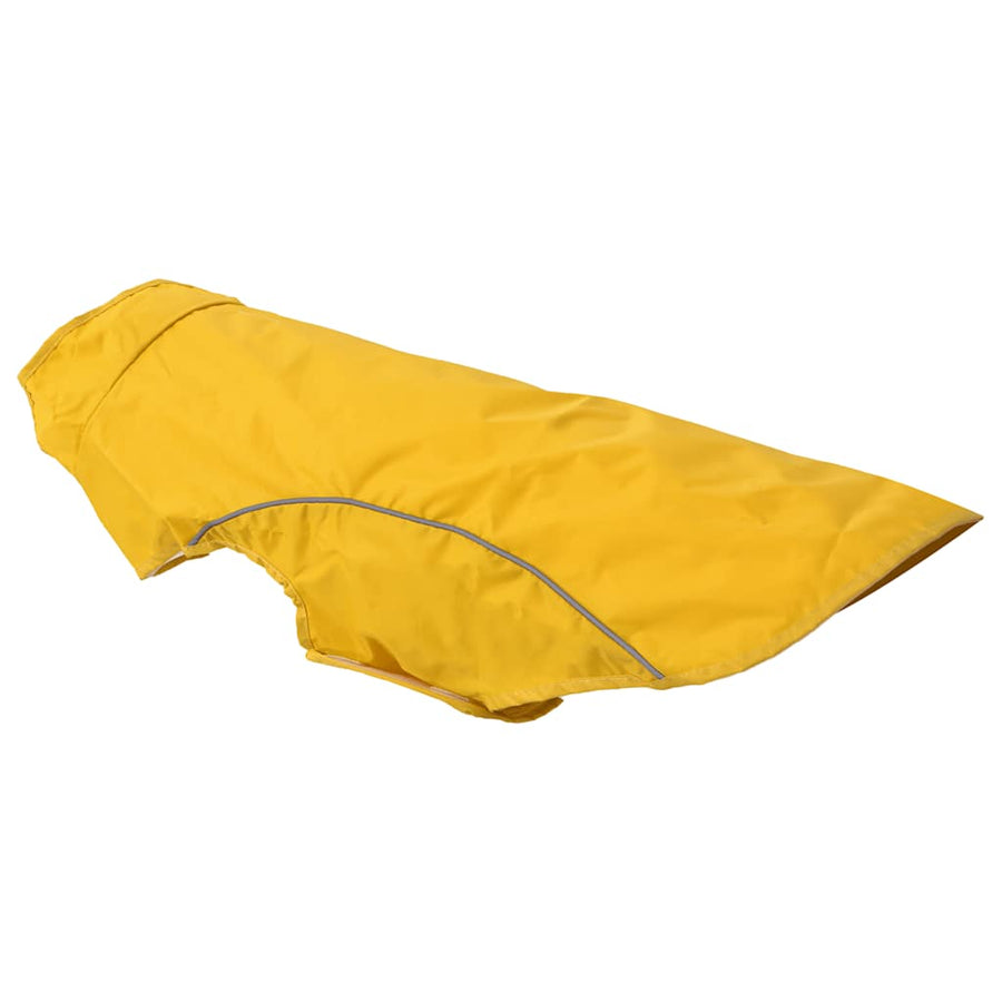 Hondenregenjas Met Reflecterende Strips Polyester 2xl Geel