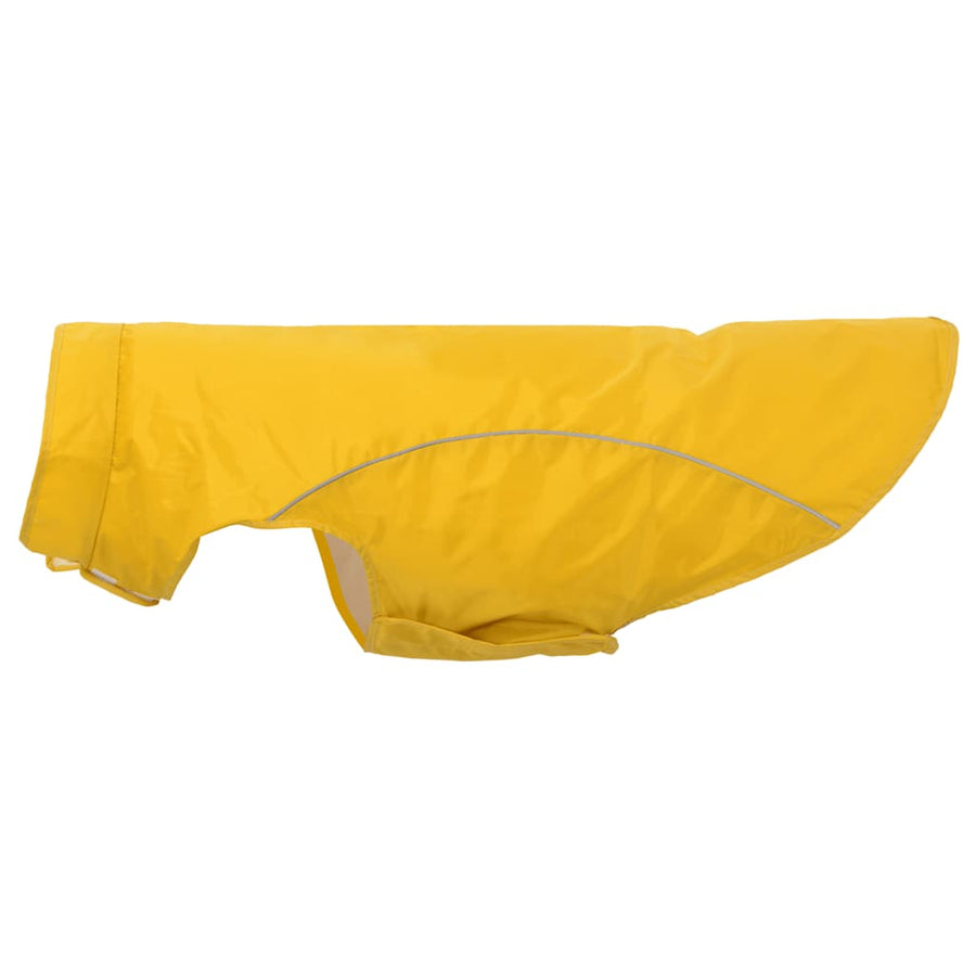 Hondenregenjas Met Reflecterende Strips Polyester 3xl Geel