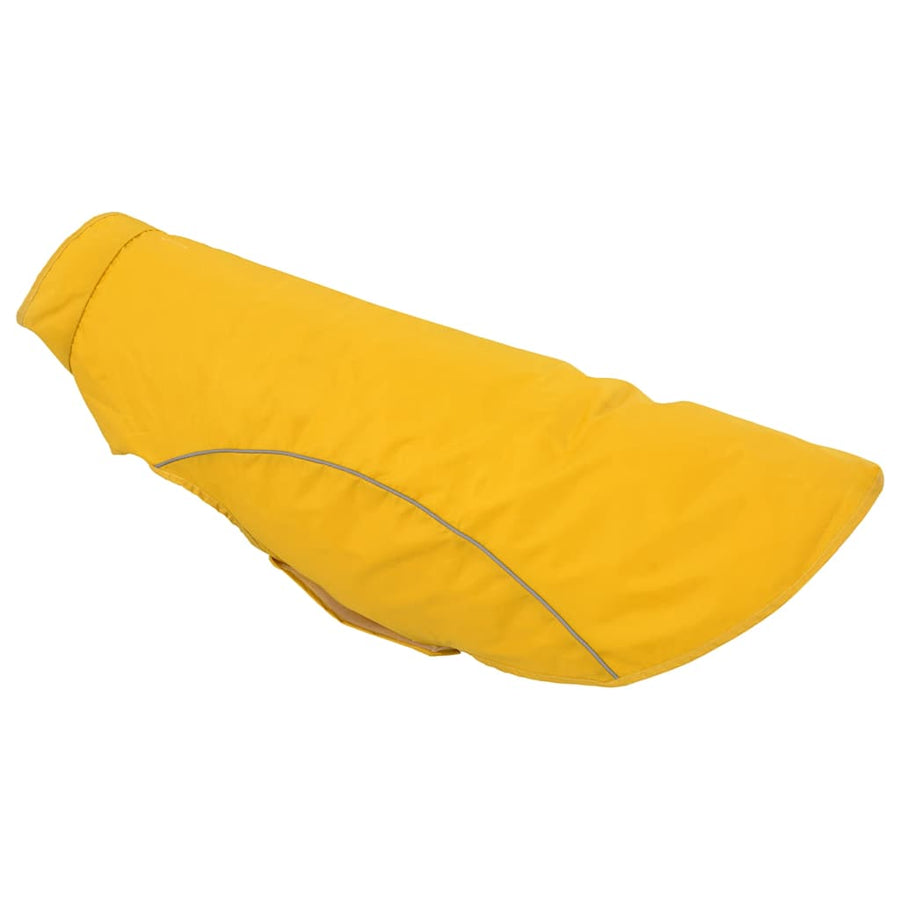 Hondenregenjas Met Reflecterende Strips Polyester 4xl Geel