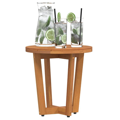 Tuinbijzettafel rond Ø40x40 cm massief acaciahout