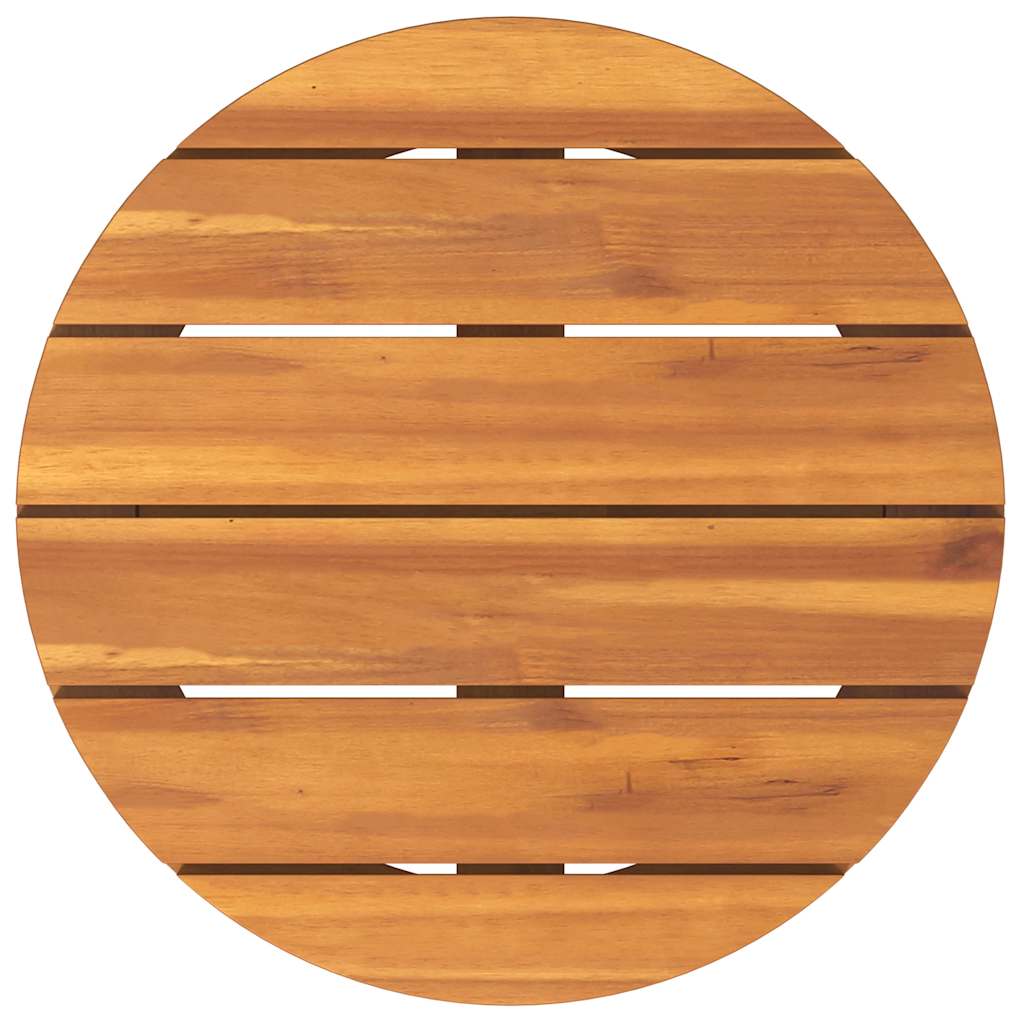 Tuinbijzettafel rond Ø40x40 cm massief acaciahout
