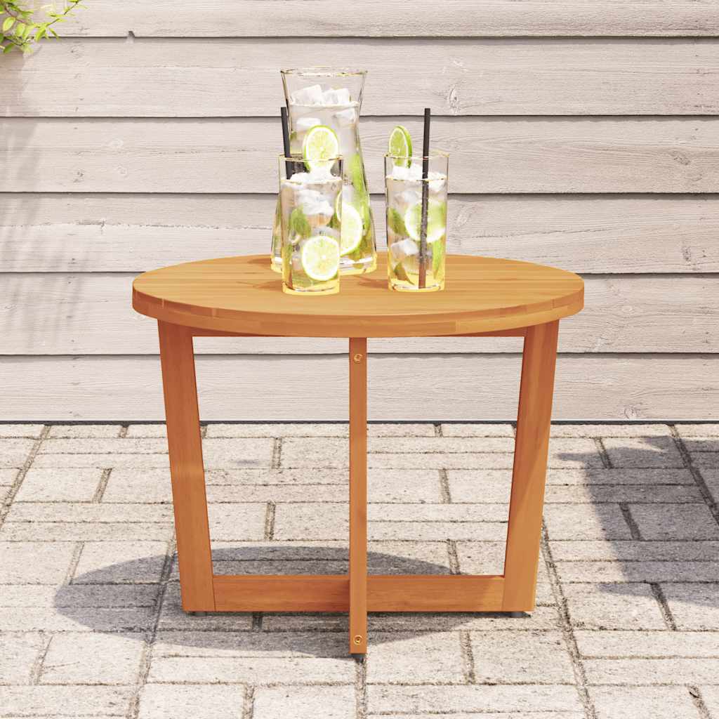 Tuinbijzettafel rond Ø55x40 cm massief acaciahout