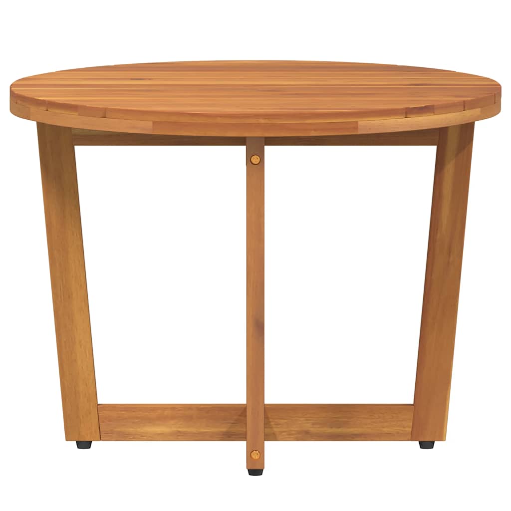 Tuinbijzettafel rond Ø55x40 cm massief acaciahout