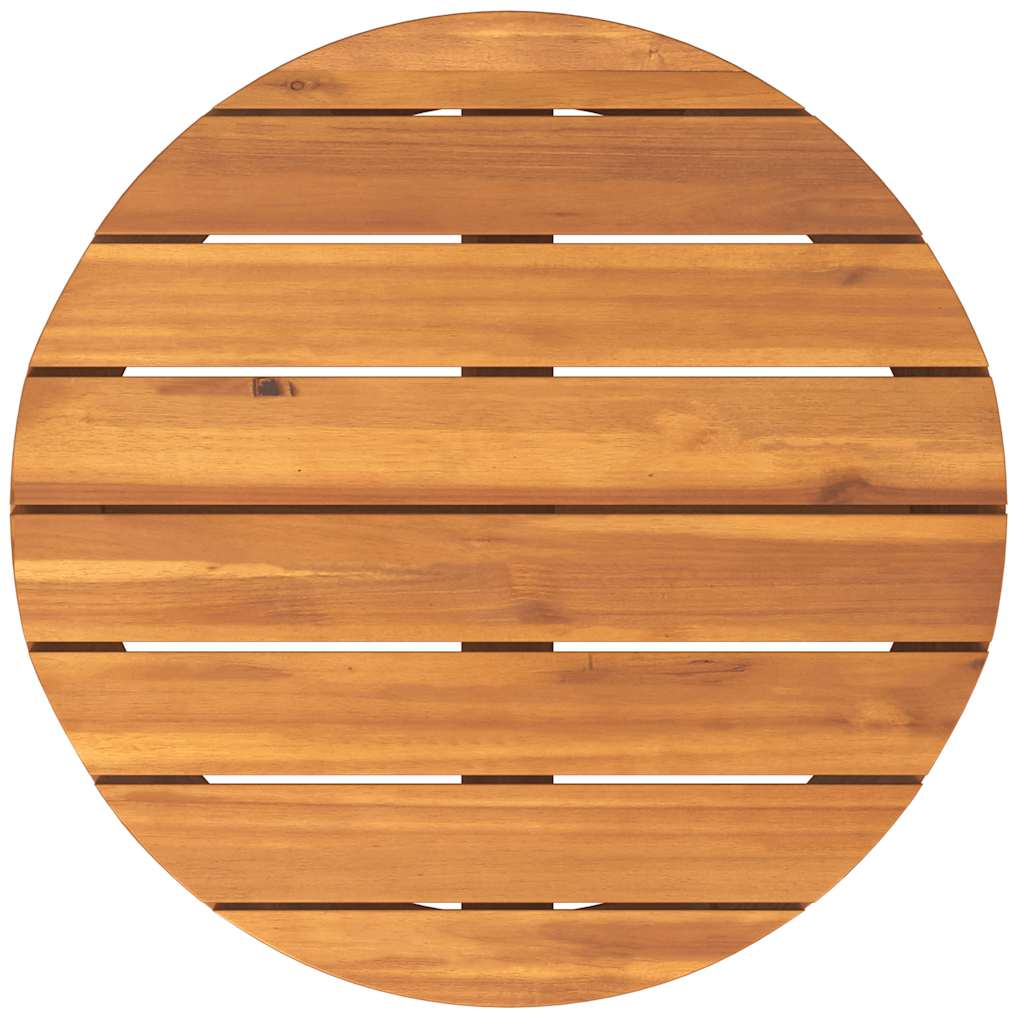 Tuinbijzettafel rond Ø55x40 cm massief acaciahout