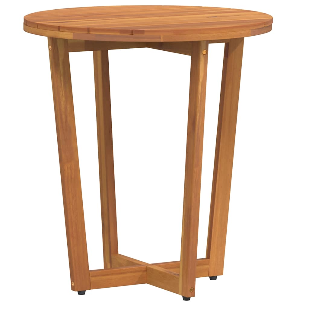 Tuinbijzettafel rond Ø55x60 cm massief acaciahout