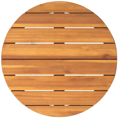 Tuinbijzettafel rond Ø55x60 cm massief acaciahout