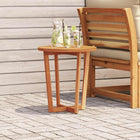 Garden side table round Ø55x60 cm solid acacia wood