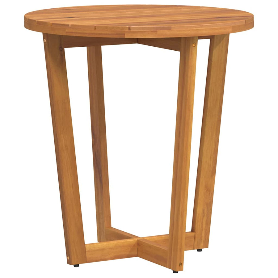 Tuinbijzettafel rond Ø70x75 cm massief acaciahout