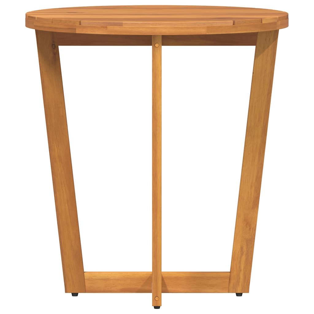 Tuinbijzettafel rond Ø70x75 cm massief acaciahout
