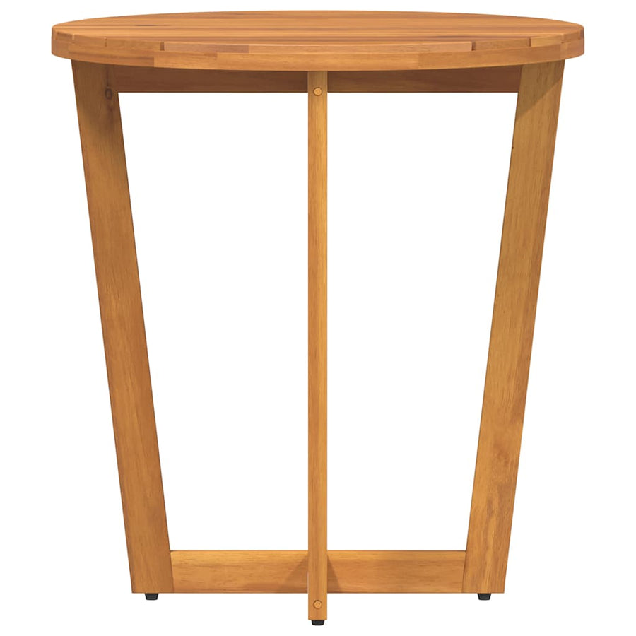 Tuinbijzettafel rond Ø70x75 cm massief acaciahout
