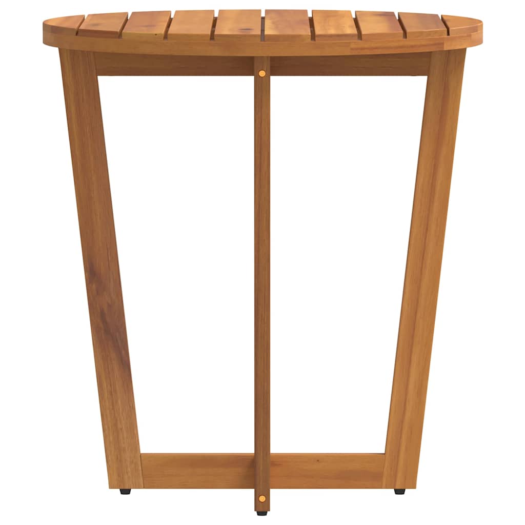 Tuinbijzettafel rond Ø70x75 cm massief acaciahout