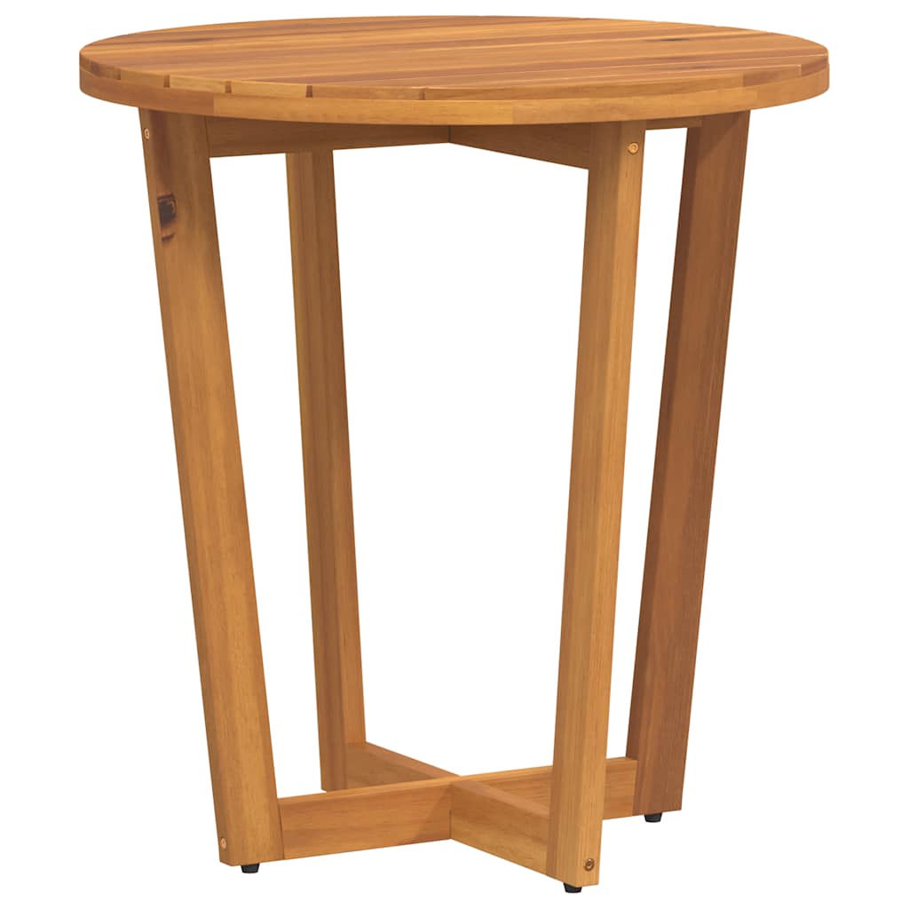 Tuinbijzettafel rond Ø70x75 cm massief acaciahout