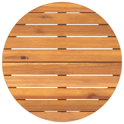Tuinbijzettafel rond Ø70x75 cm massief acaciahout