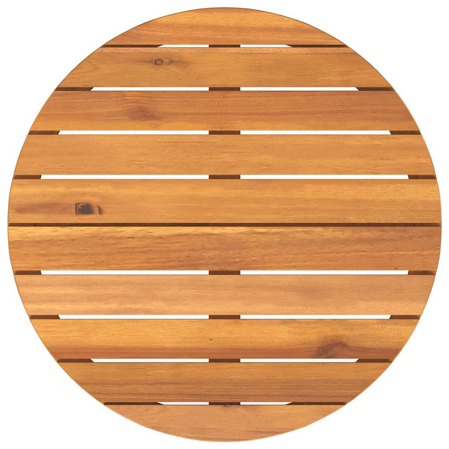 Tuinbijzettafel rond Ø70x75 cm massief acaciahout
