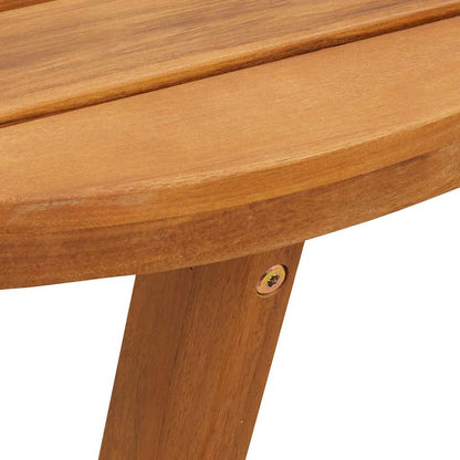 Tuinbijzettafel rond Ø70x75 cm massief acaciahout