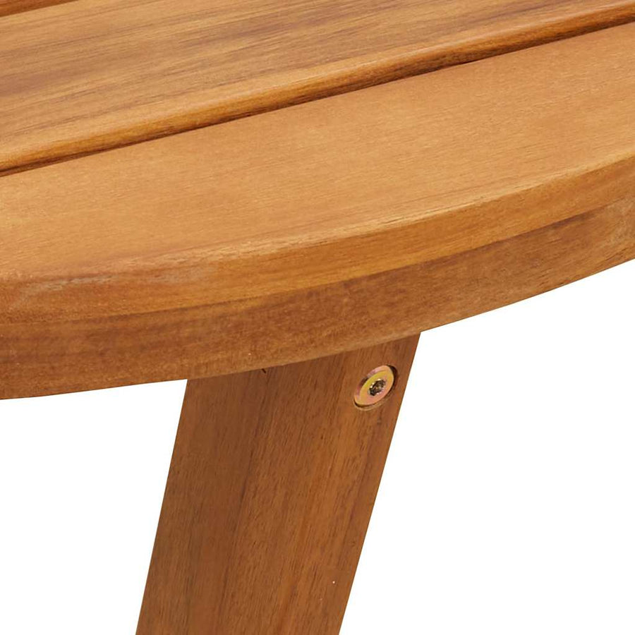 Tuinbijzettafel rond Ø70x75 cm massief acaciahout