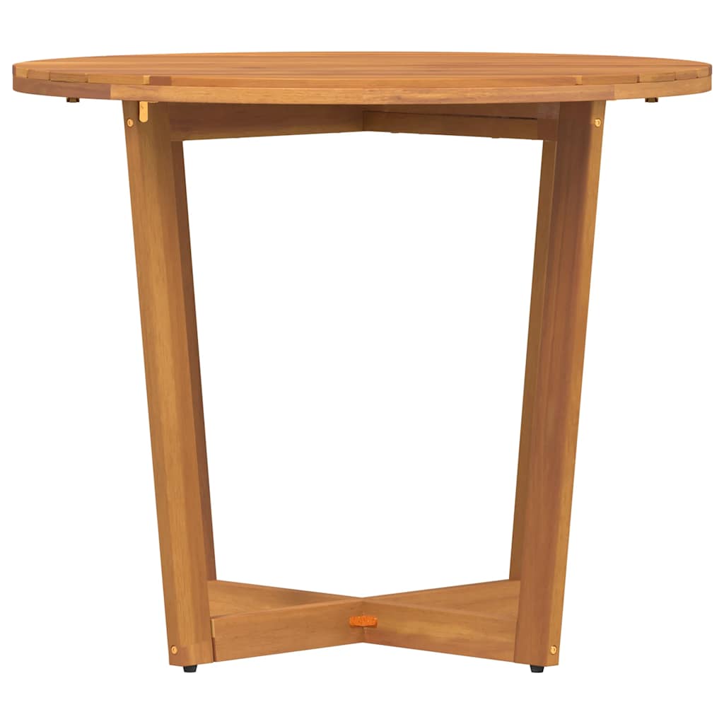 Tuintafel rond Ø90x75 cm massief acaciahout