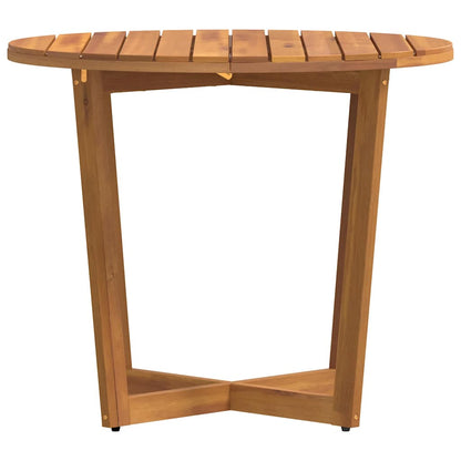 Tuintafel rond Ø90x75 cm massief acaciahout