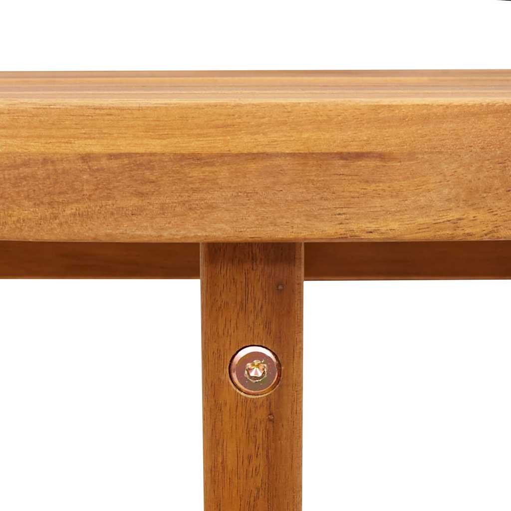 Tuintafel rond Ø90x75 cm massief acaciahout