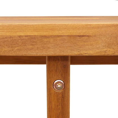 Tuintafel rond Ø90x75 cm massief acaciahout