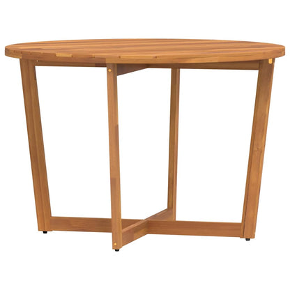 Tuintafel rond Ø110x75 cm massief acaciahout