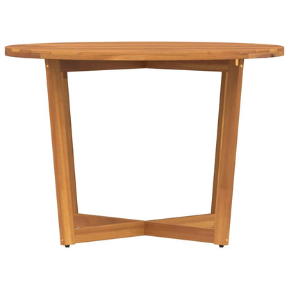 Tuintafel rond Ø110x75 cm massief acaciahout