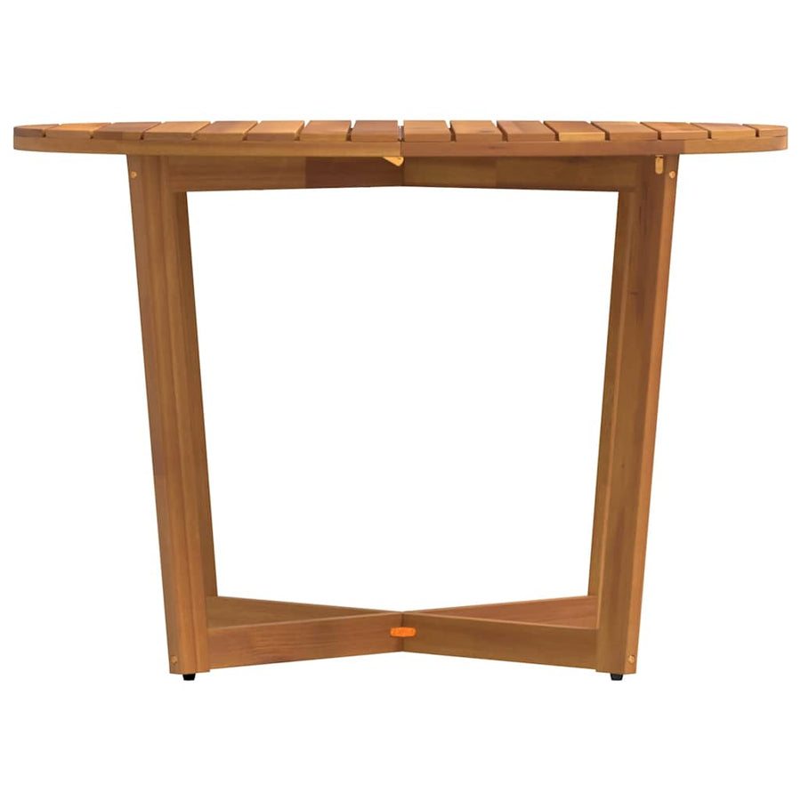 Tuintafel rond Ø110x75 cm massief acaciahout