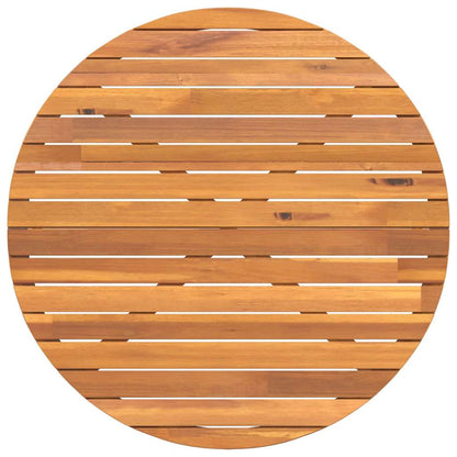 Tuintafel rond Ø110x75 cm massief acaciahout