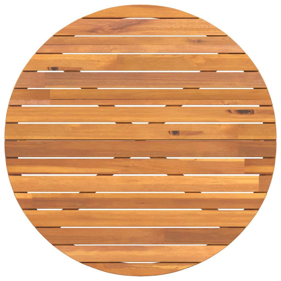 Tuintafel rond Ø110x75 cm massief acaciahout
