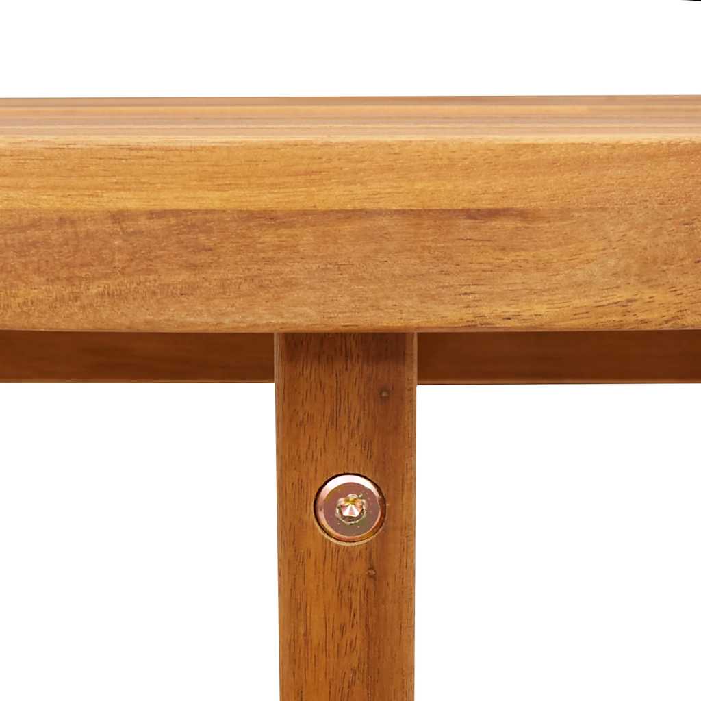 Tuintafel ovaal 200x90x75 cm massief acaciahout