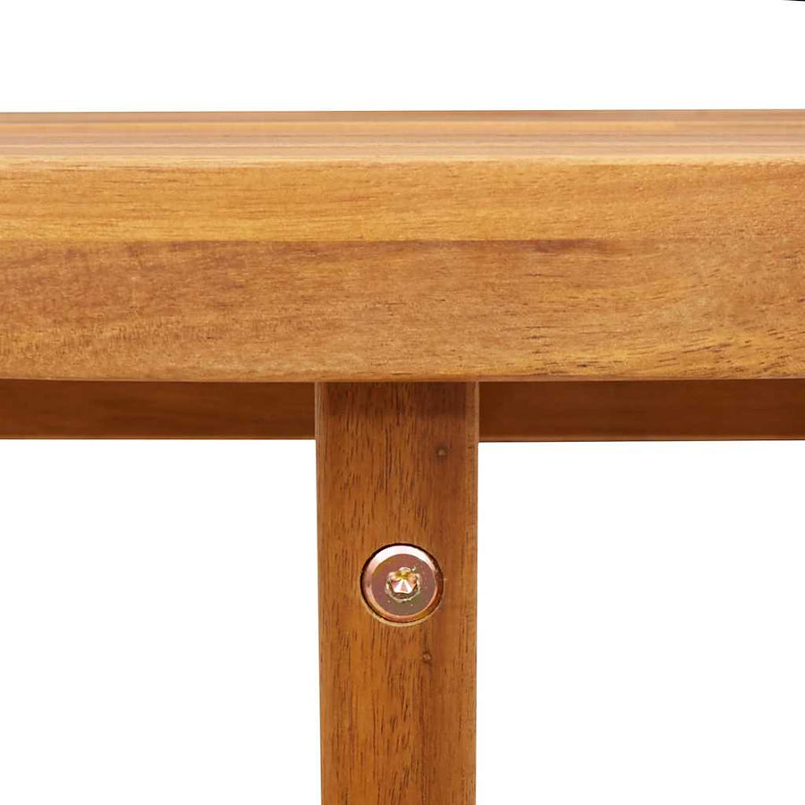 Tuintafel ovaal 200x90x75 cm massief acaciahout