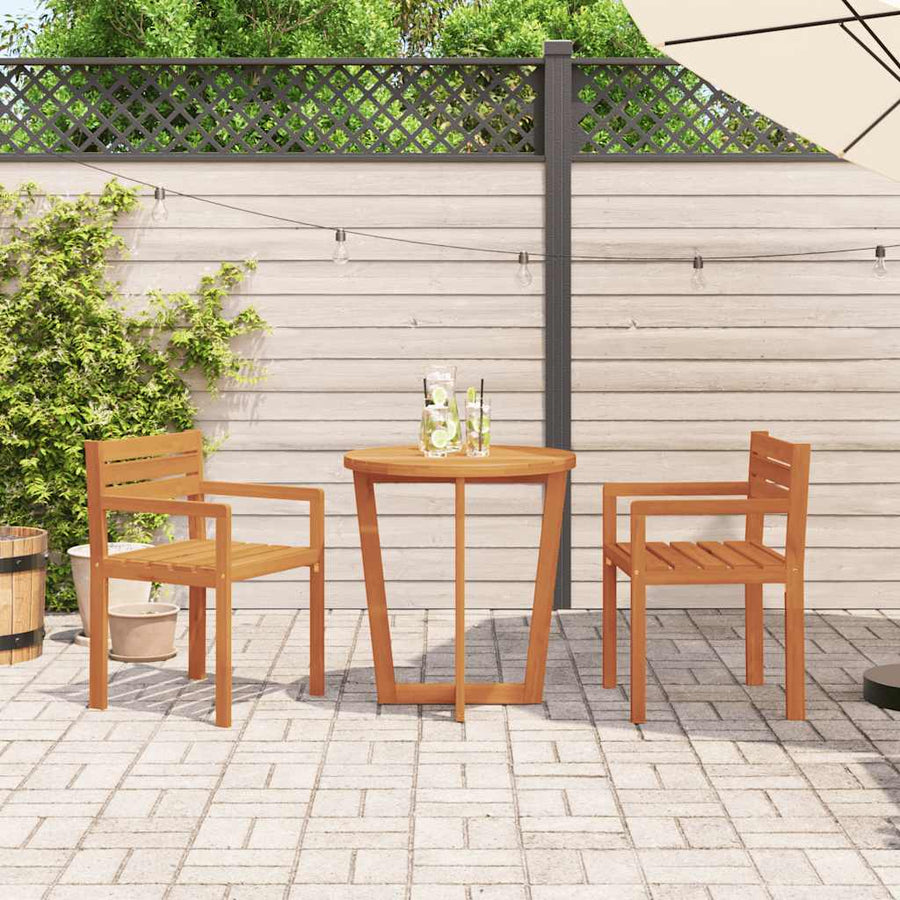 Tuinstoelen 2 st 50x53x80 cm massief acaciahout