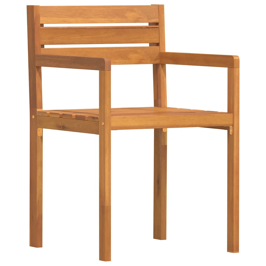 Tuinstoelen 2 st 50x53x80 cm massief acaciahout