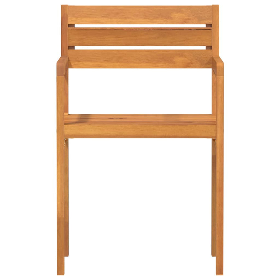 Tuinstoelen 2 st 50x53x80 cm massief acaciahout