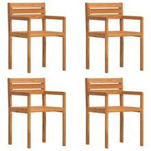 Tuinstoelen 4 st 50x53x80 cm massief acaciahout