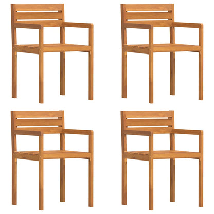 Tuinstoelen 4 st 50x53x80 cm massief acaciahout