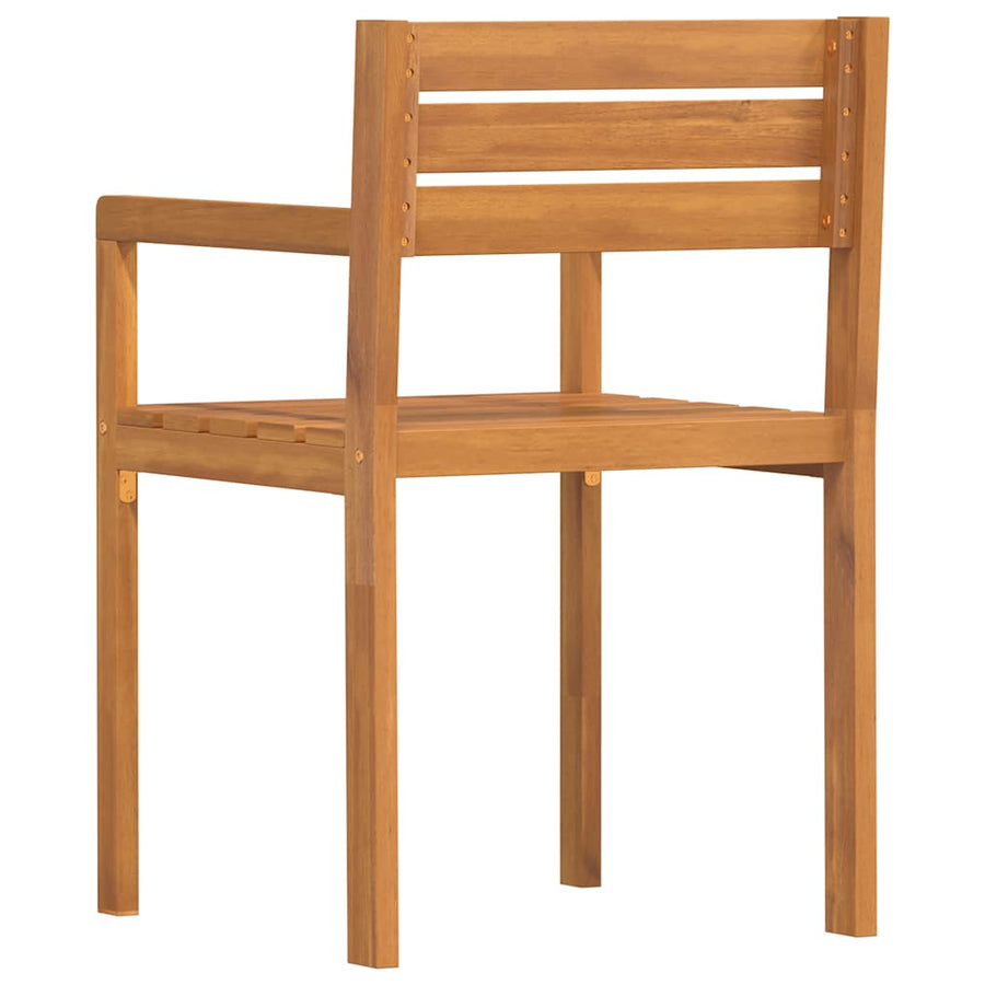 Tuinstoelen 4 st 50x53x80 cm massief acaciahout